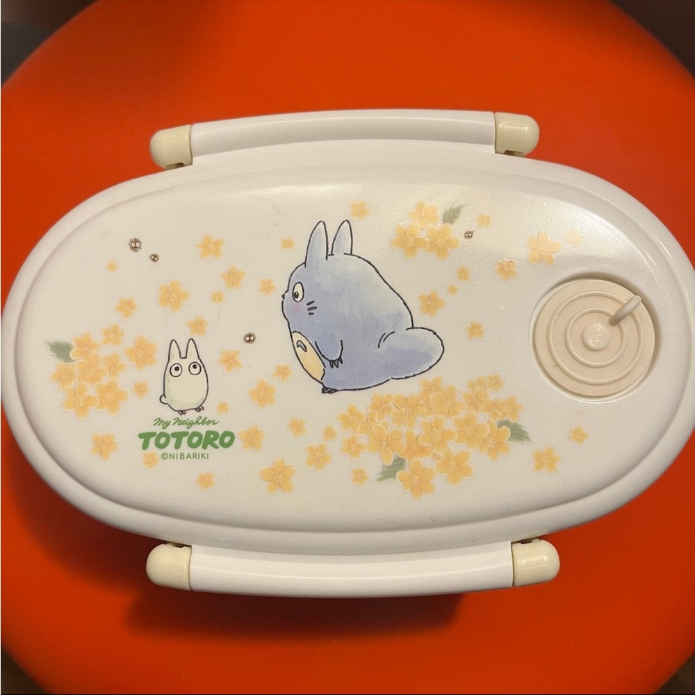 My Neighbor Totoro Bento Box with Cherry Blossom Design